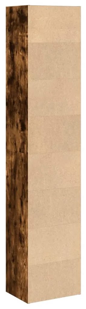 Estante 40x30x189 cm derivados de madeira carvalho fumado