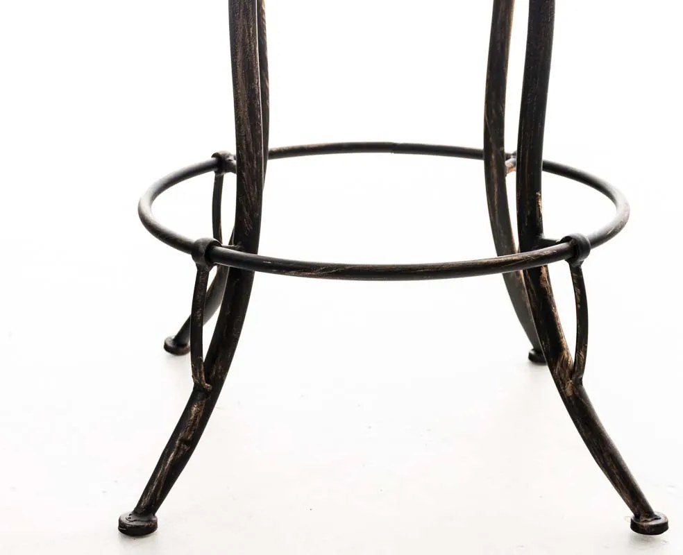 Banco de bar Mimosa 43 x 74-94 x 43 cm Bronze