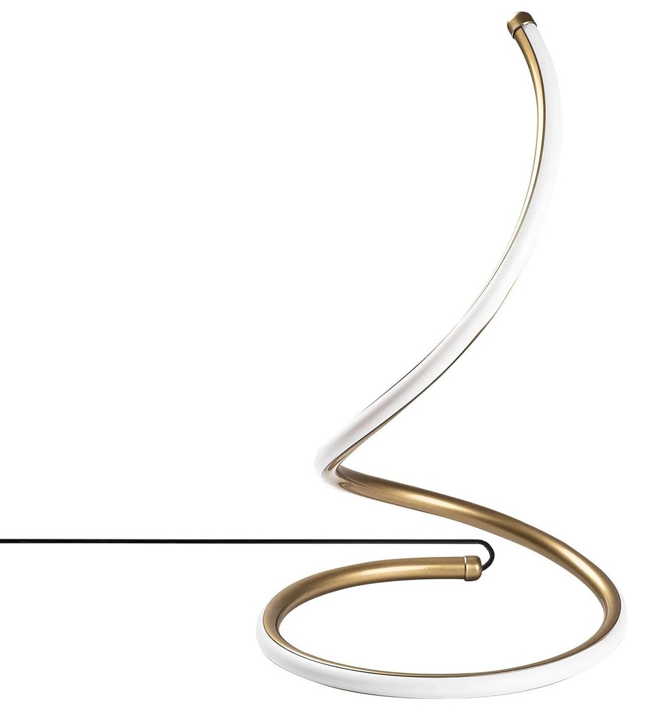 Candeeiro de Mesa Yay – Dourado – Diâmetro: 25 cm Altura: 40 cm