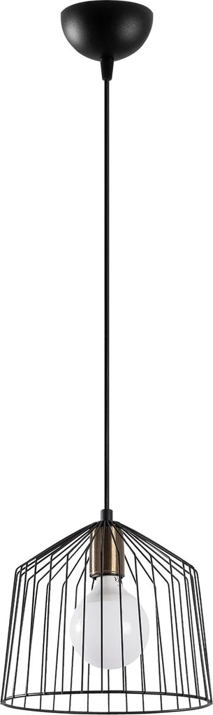 Candeeiro de Teto Cat – Preto – 26 x 26 x 121 cm