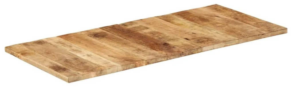 vidaXL Tampo de mesa 25-27 mm 140x60 cm madeira de mangueira maciça