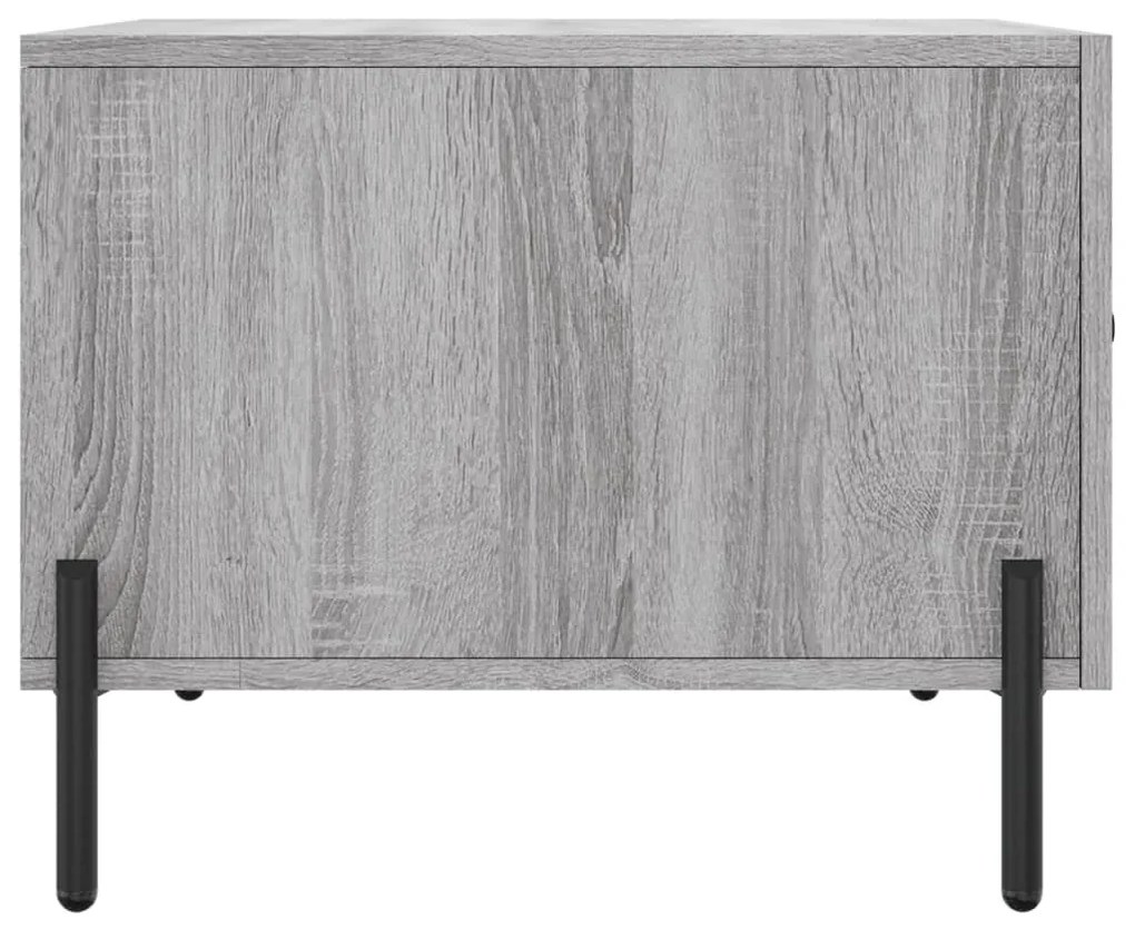 Mesas de centro 2 pcs 50x50x40 cm madeira proc. sonoma cinza