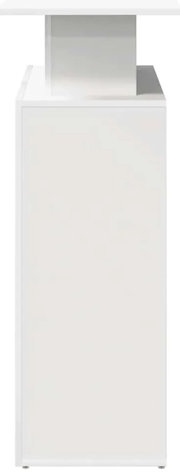Balcão de recepção 100x40x104 cm derivados de madeira branco