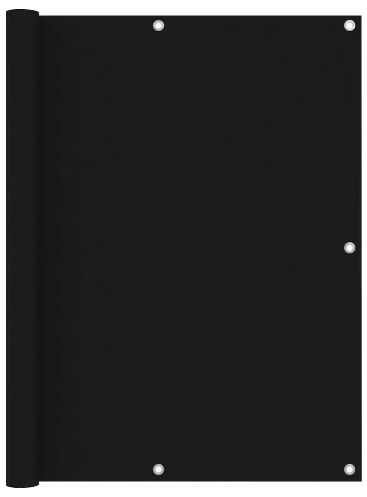 Tela de varanda 120x600 cm tecido Oxford preto
