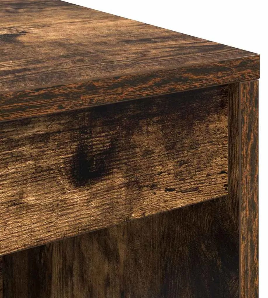 Mesa com Arrumação Carvalho Fumado Madeira Derivada