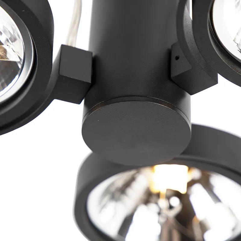 LED Projetores design ajustáveis 3 luzes incl. G9 preto - Goes Design
