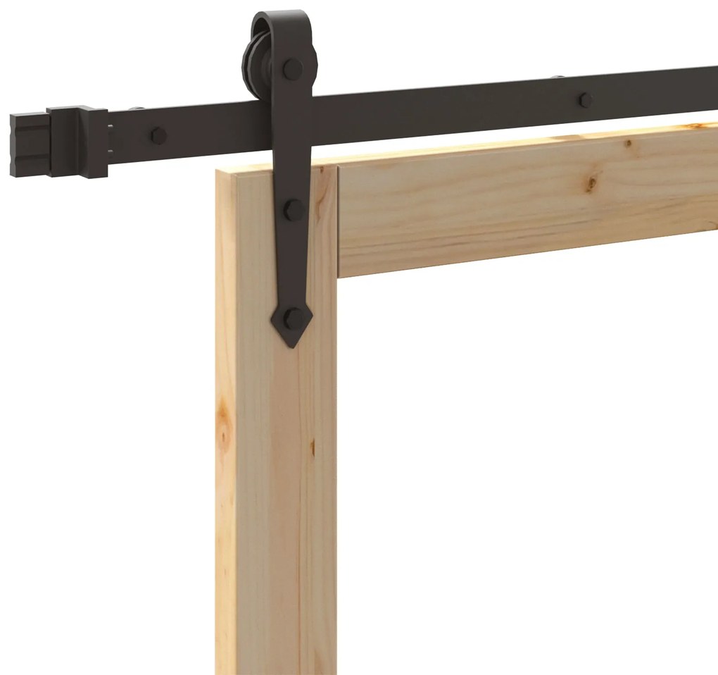 Conjunto de Porta Deslizante vidaXL com Conjunto de Ferragens 83x232 c