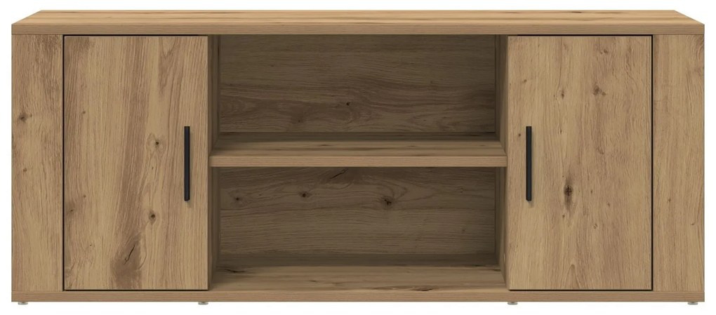 Armário de TV vidaXL Carvalho Artisan 100x35x40 cm Madeira engenheirad