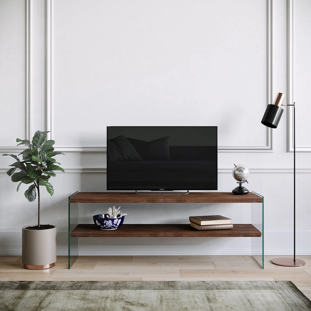 Móvel TV TV1003 – Walnut – 120 cm x 45 cm x 35 cm
