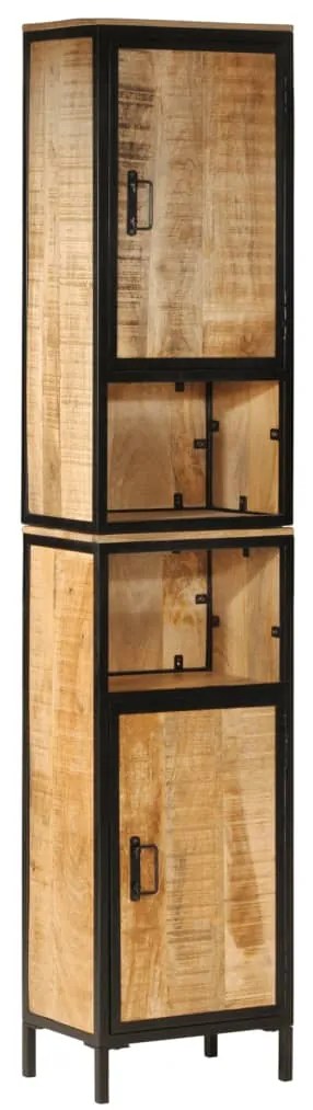 Armário p/ casa de banho 40x27x180 cm ferro e mangueira maciça