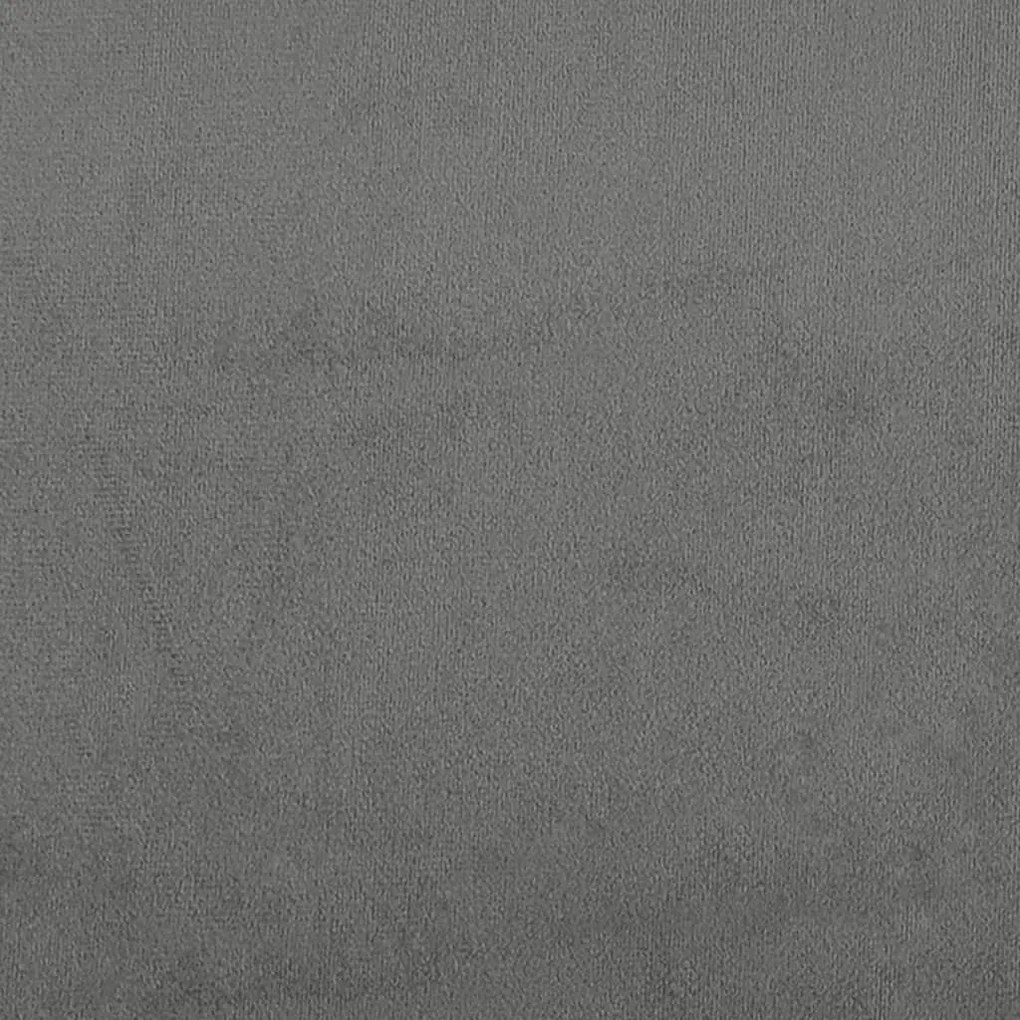 Sofá 2 lugares c/ almofadas 140 cm microfibra cinzento-escuro