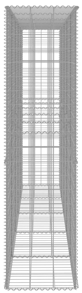 Muro gabião com tampa aço galvanizado 300x50x200 cm