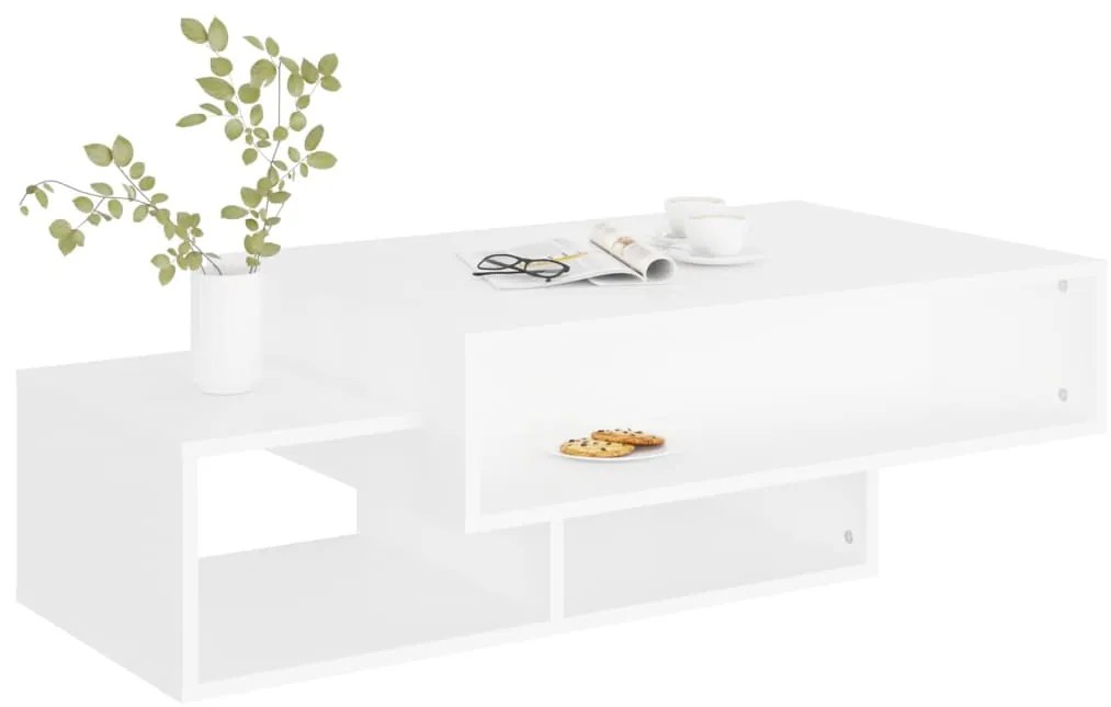 Mesa de centro 105x55x32 cm derivados de madeira branco