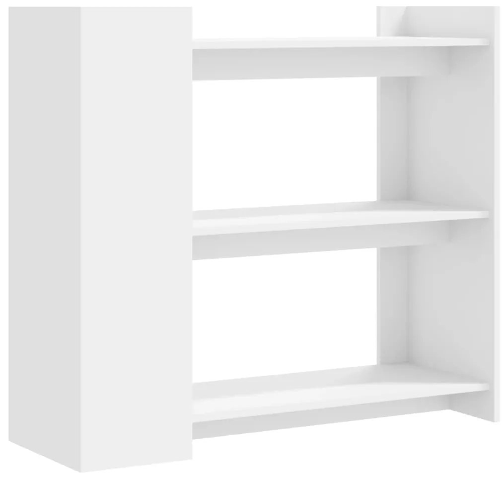 Mesa consola 100x35x90 cm derivados de madeira branco