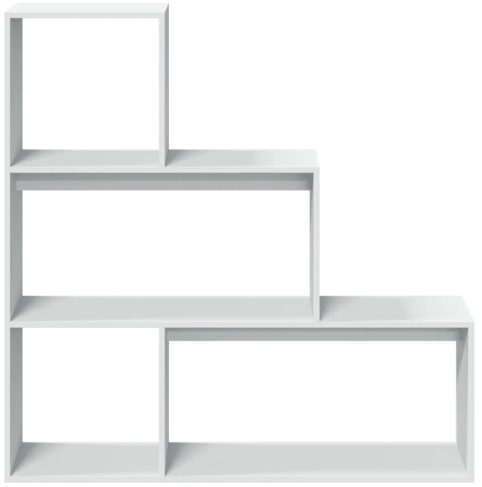 Estante divisória 3 níveis 123x29x123 derivados madeira branco