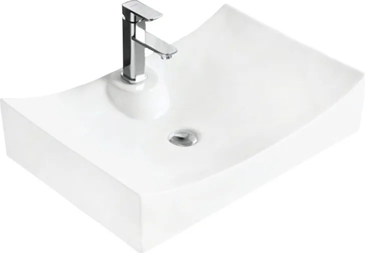 Mexen Gaja lavatório de bancada 66 x 45 cm, branco - 21726600