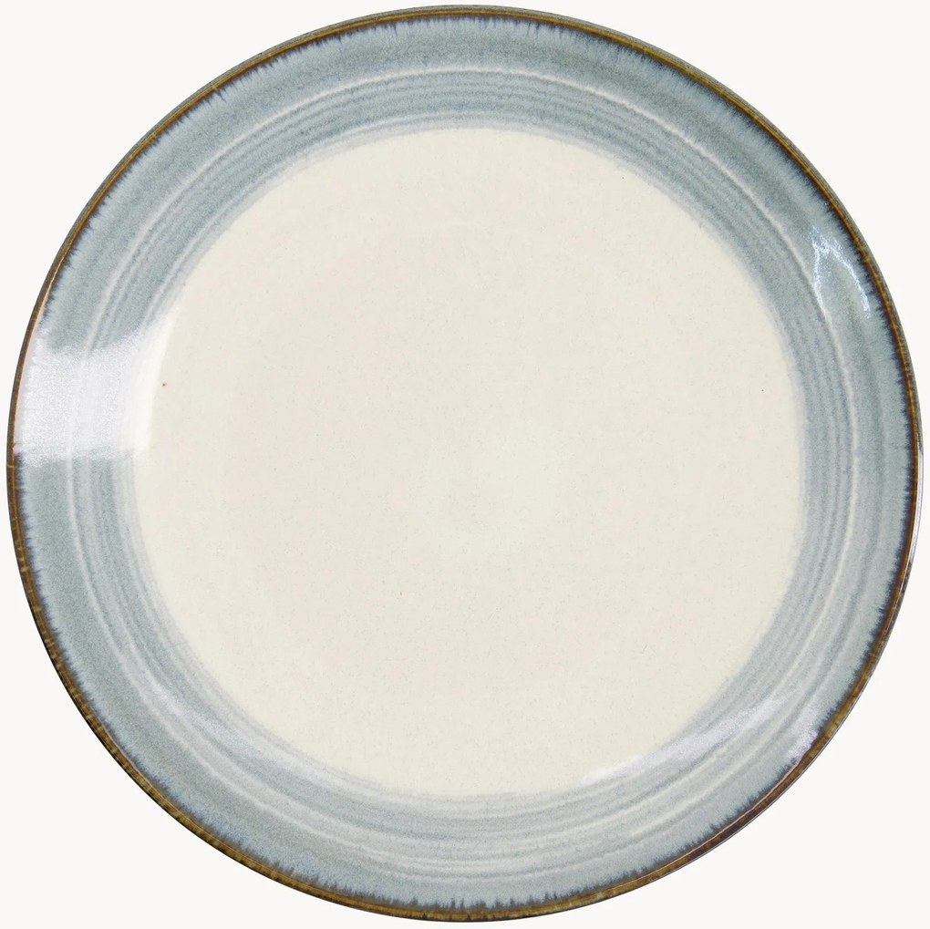 Pratos redondos em cerâmica Unkai Large, conjunto de 3