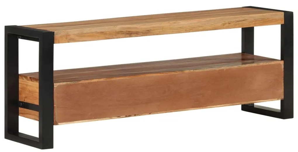 Móvel de TV 120x30x45 cm madeira de acácia maciça