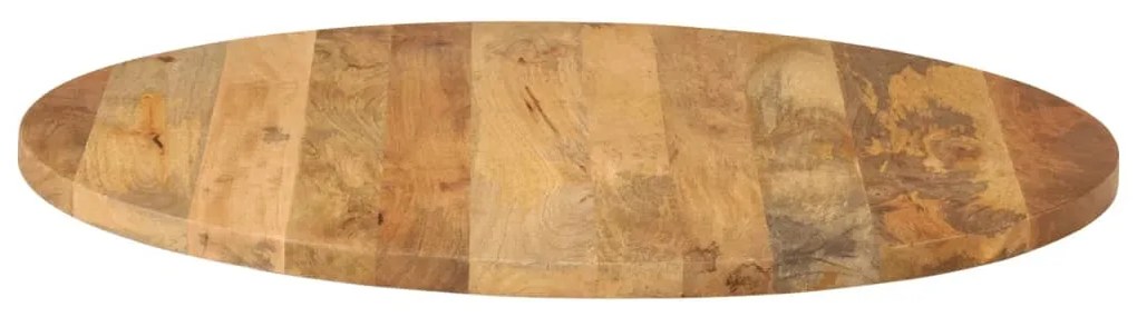 Tampo de mesa redondo Ø80x3,8cm madeira de mangueira maciça