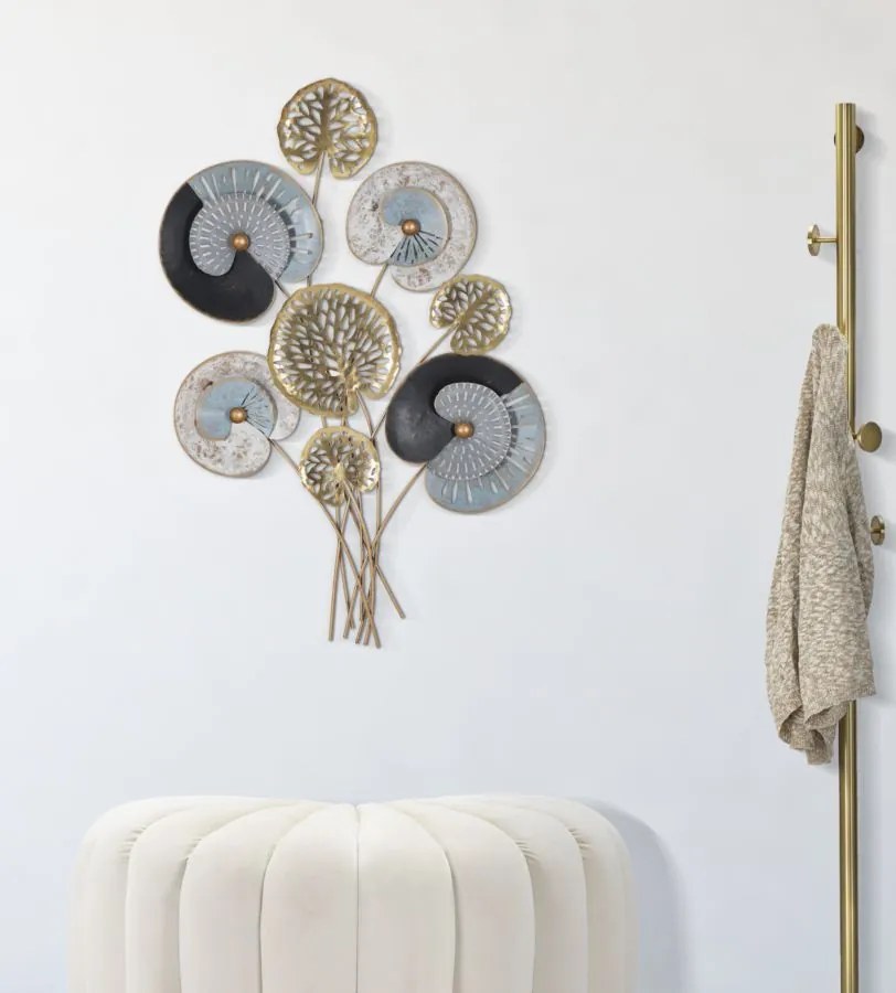 PAINEL DE PAREDE DE FERRO GLOTH -C- CM 70X5,5X102 MULTICOLOR