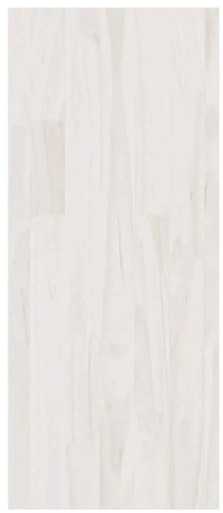 Estante/divisória 100x30x71,5 cm madeira de pinho branco