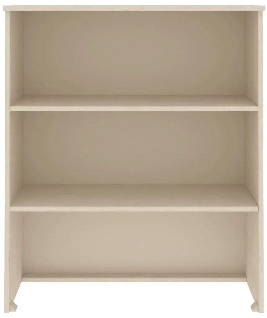 Topo p/ armário alto HAMAR 85x35x100 pinho maciço castanho-mel