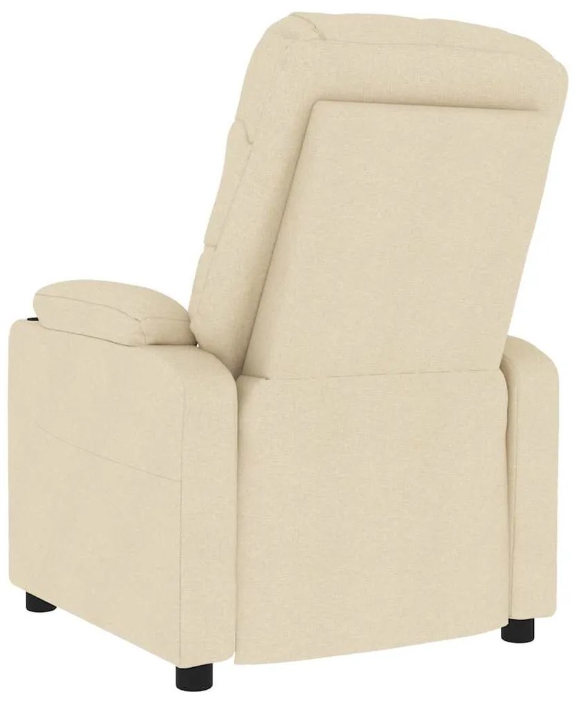 Poltrona de massagens tecido cor creme