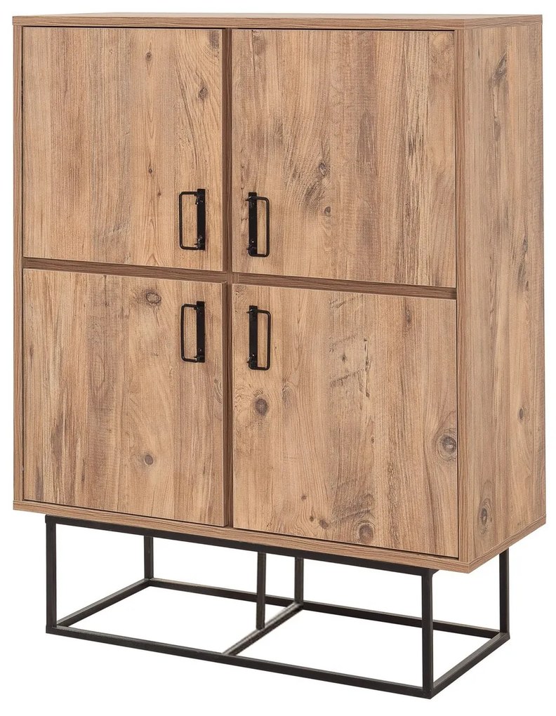 Armário Multiusos Quantum – Pinho Atlântico – 93x115x36 cm