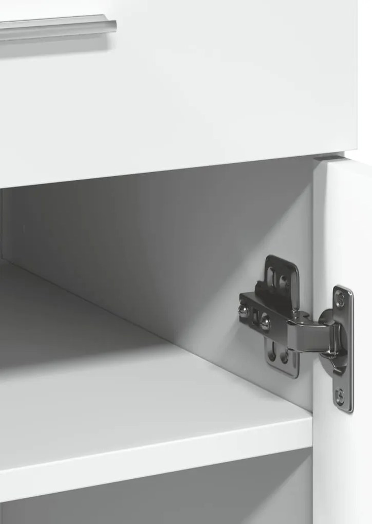 Aparador 80x42,5x93 cm derivados de madeira branco