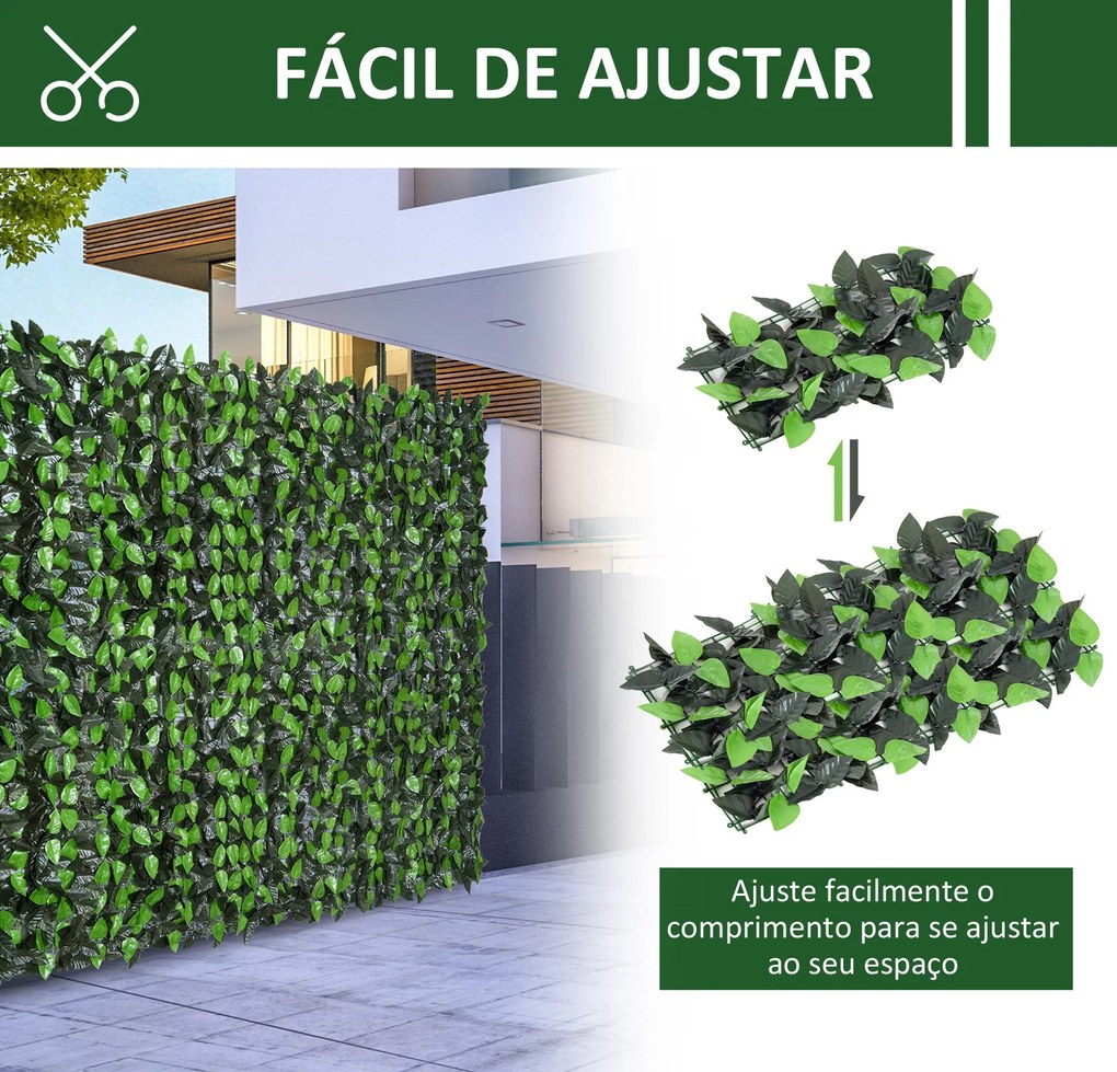 Vedação Artificial em Rolo – 300x100 cm – Privacidade e Decoração – Ve
