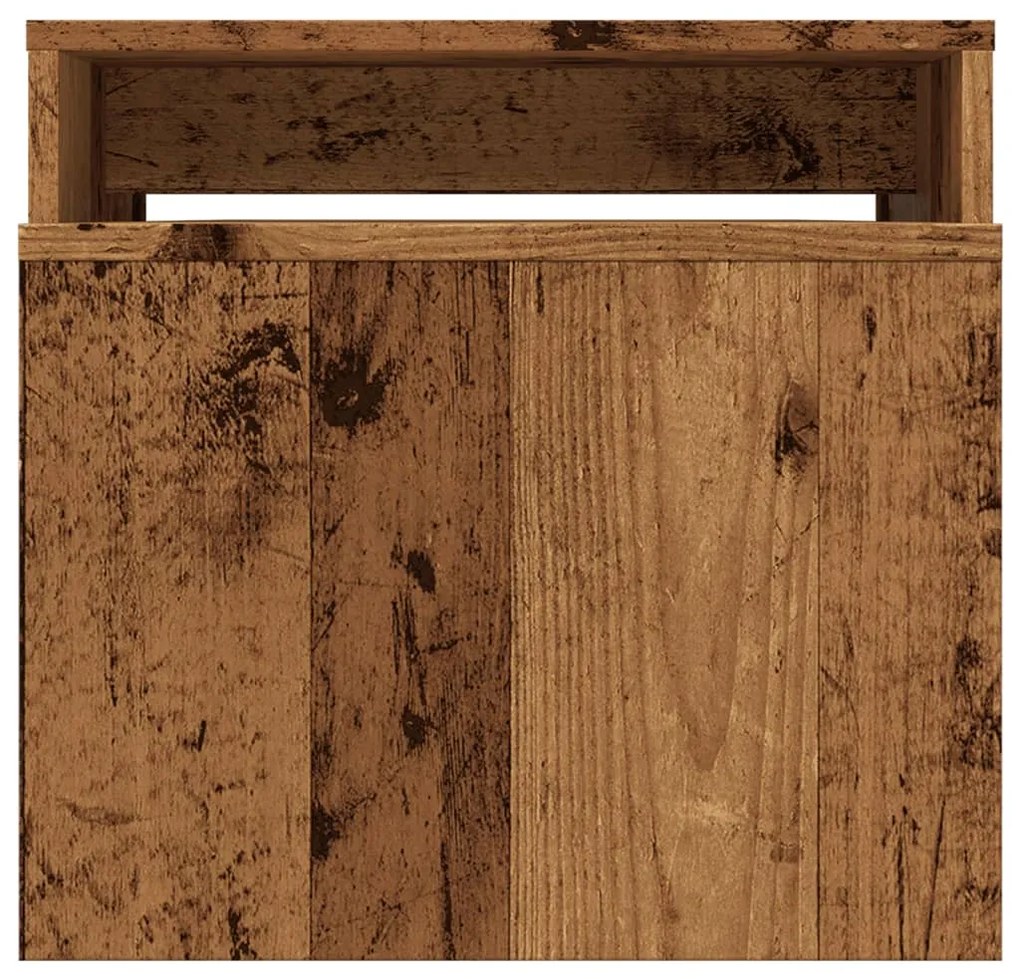 Mesa de centro 100x48x40 cm derivados de madeira madeira velha