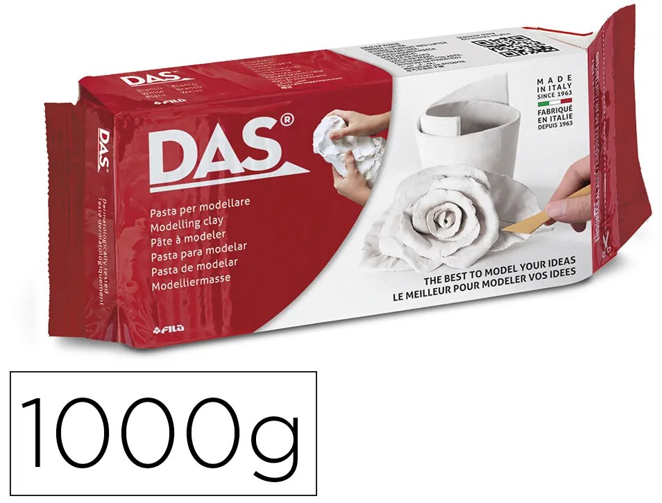 Pasta para Modelar Das 1000 gr Branco