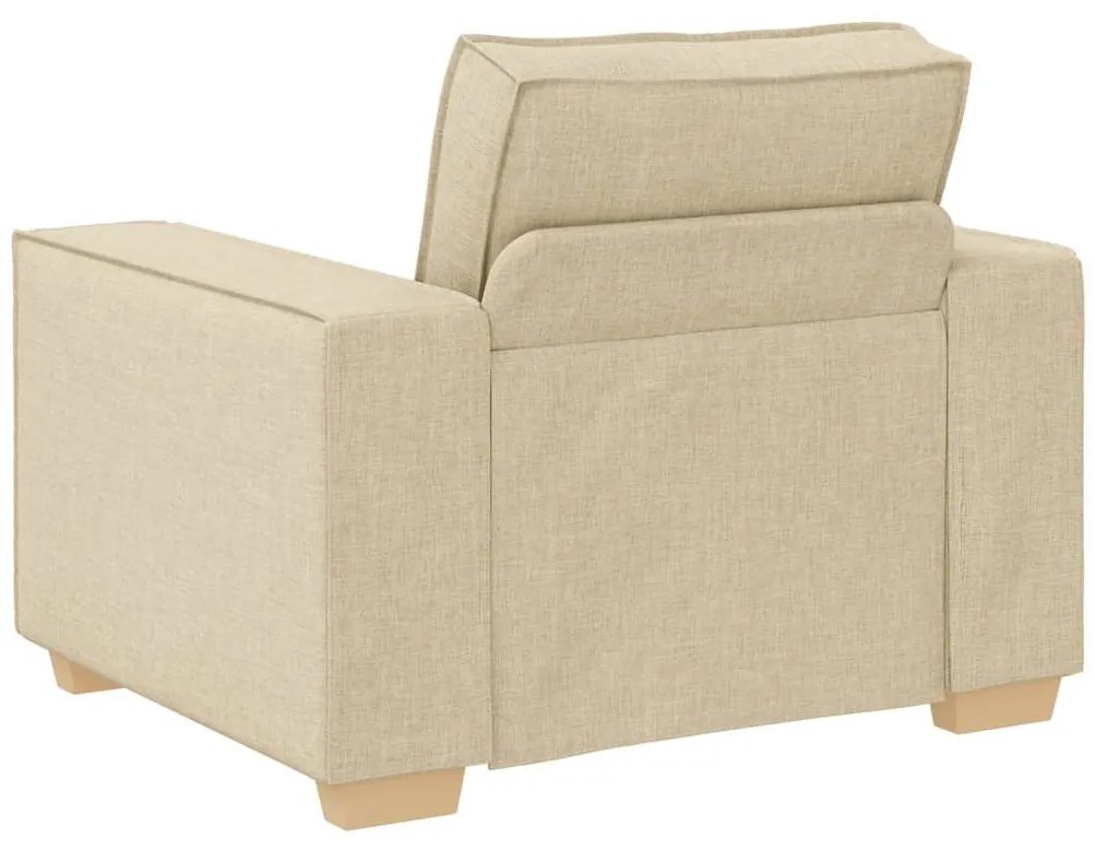 Sofá-cadeira Creme 60 cm Tecido