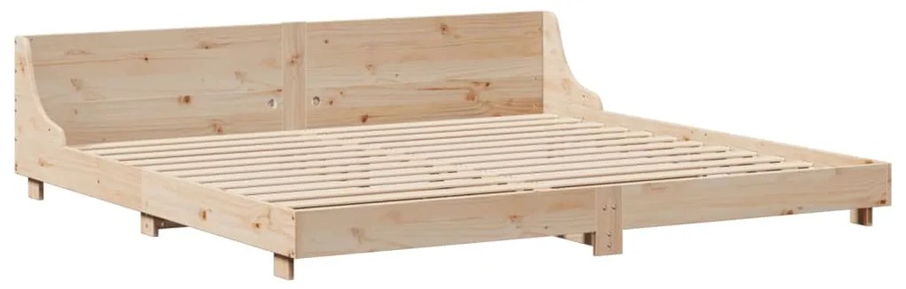 Cama sem colchão 180x200 cm madeira de pinho maciça