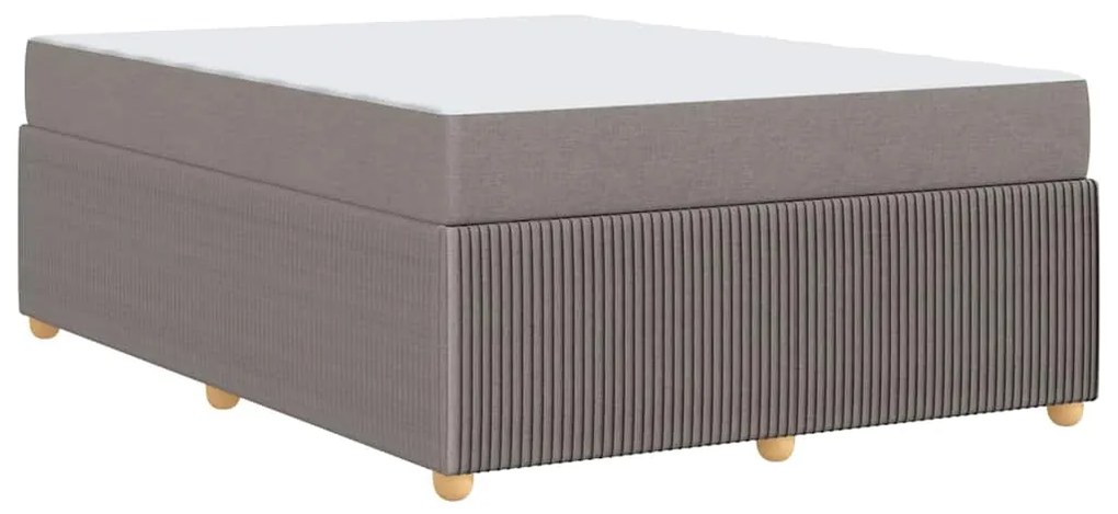 Estrutura da Cama Cinzento-acastanhado 160 x 200 cm tecido