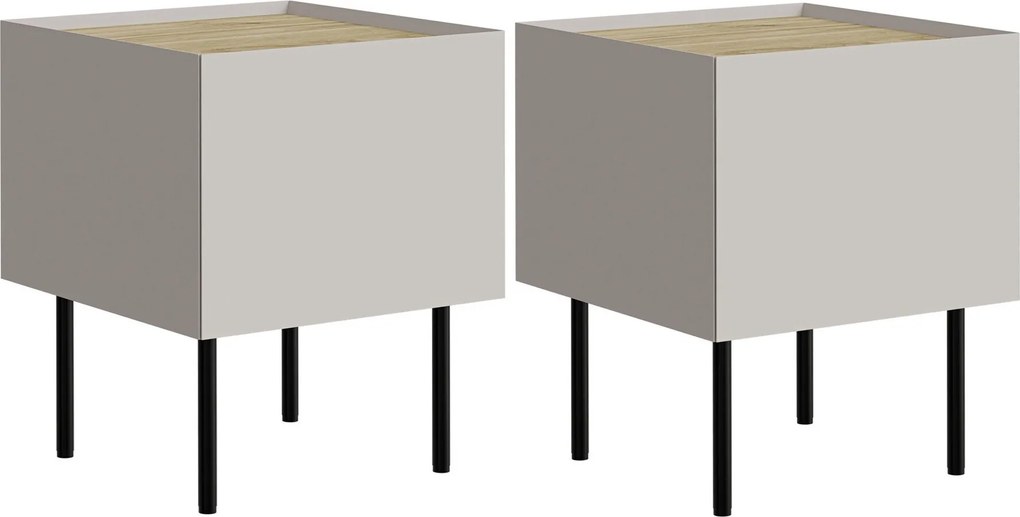 Conjunto de mesas de cabeceira Melbela 108