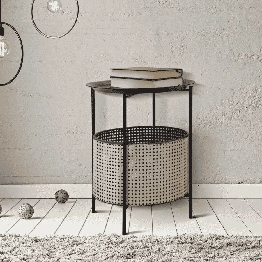 MESA DE APOIO OSAKA Ø 40X50 CM MULTICOLOR