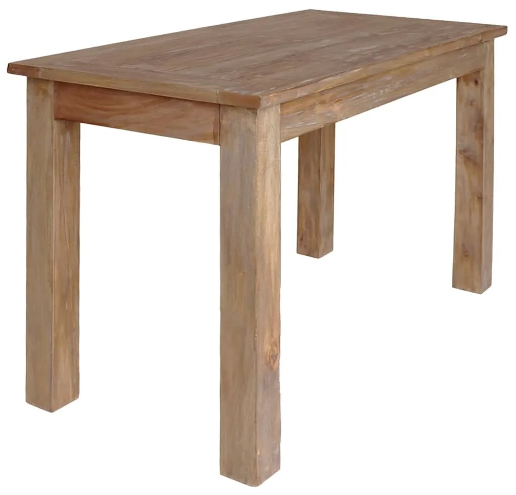 Mesa de jantar madeira de mogno maciça 120x60x77 cm