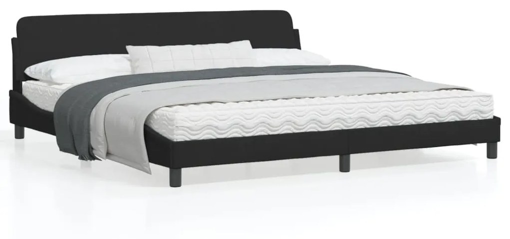 vidaXL Estrutura de cama sem colchão 200x200 cm veludo preto