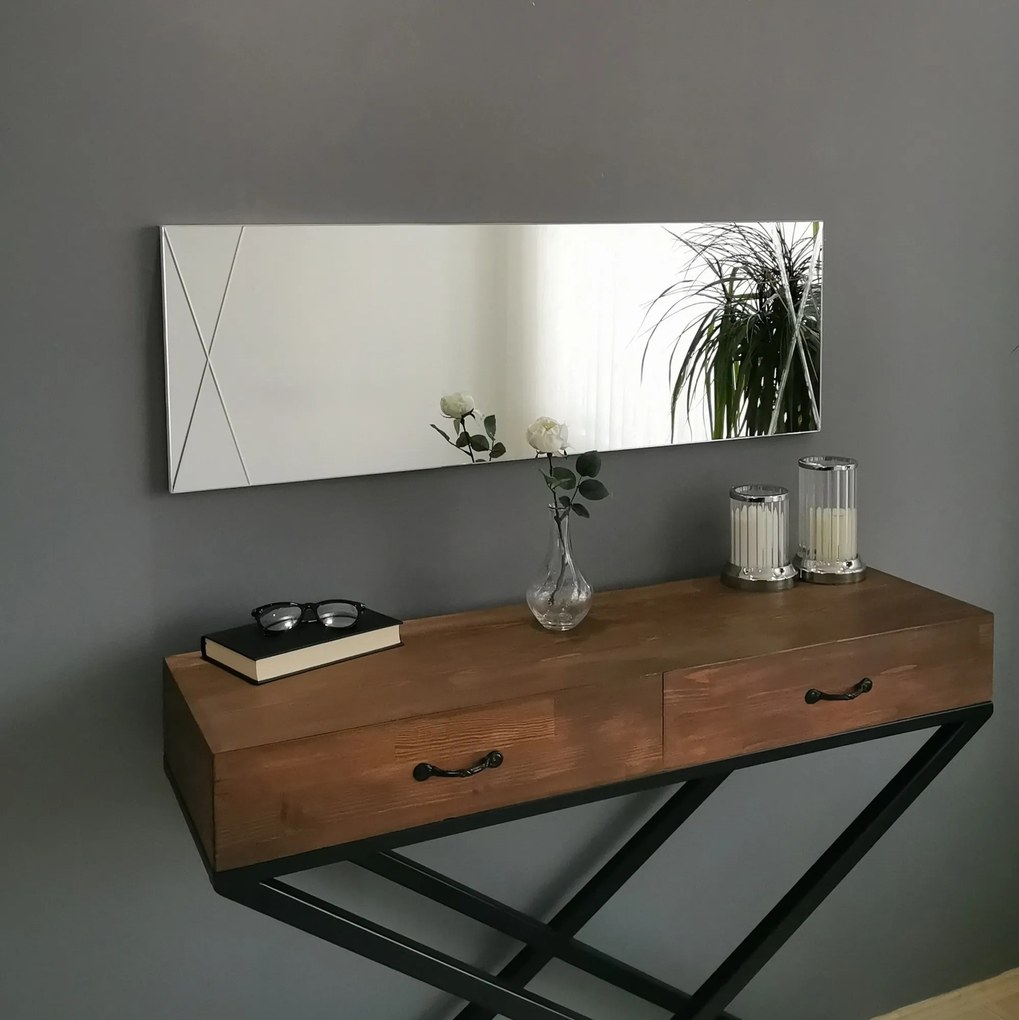 Espelho A321D – Prateado – 35x105 cm