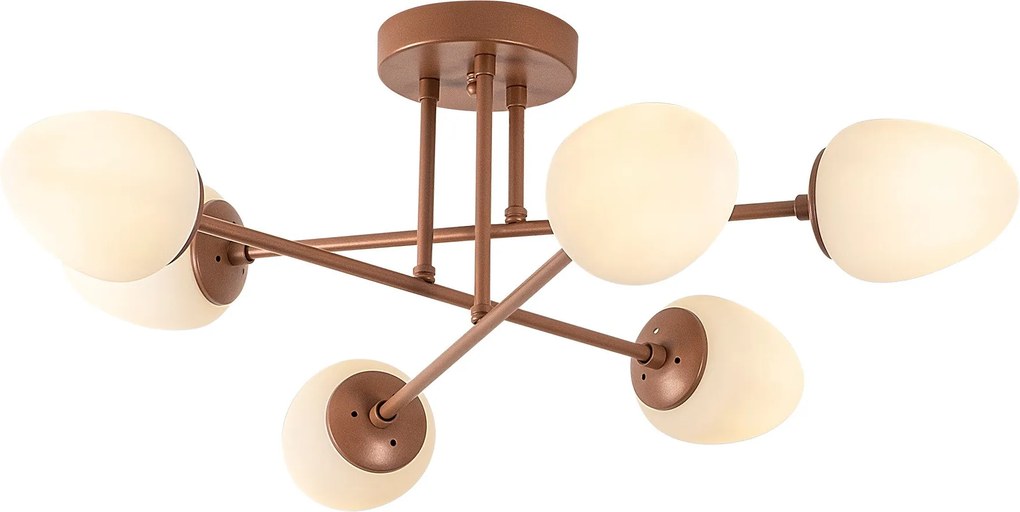 Candeeiro Chandelier Camflo – Cobre – 81 x 81 cm
