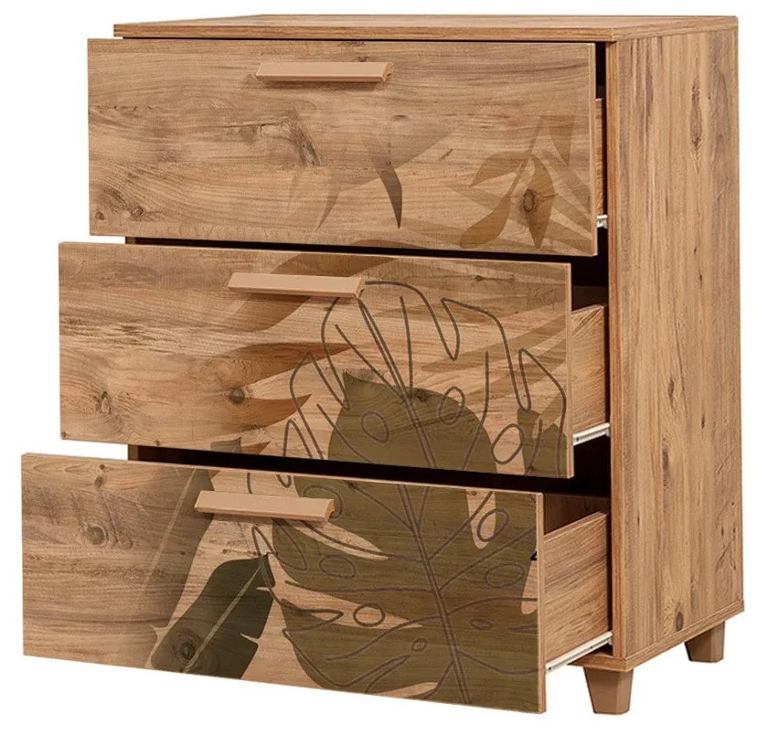 Cômoda Leva Gravis – Pinho Atlântico – 80 cm x 95 cm x 43 cm