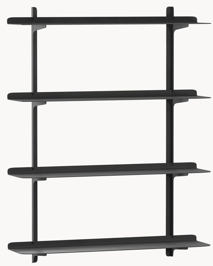 Estante de parede em metal artesanal Linara
