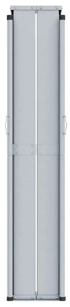 Toldo lateral retrátil 220x1000 cm preto