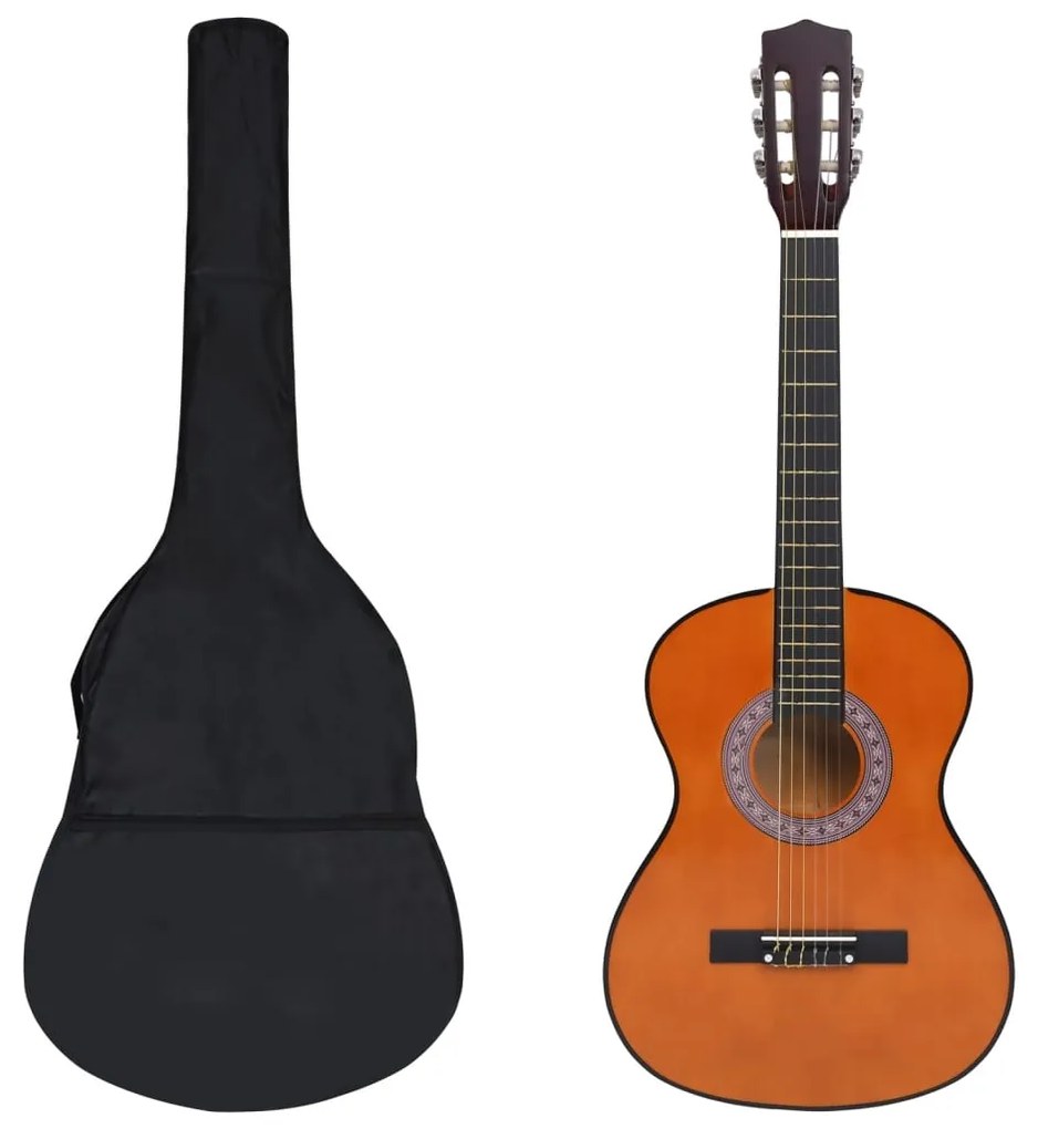 70121 vidaXL 8 pcs conjunto guitarra clássica crianças/iniciantes 3/4 36"
