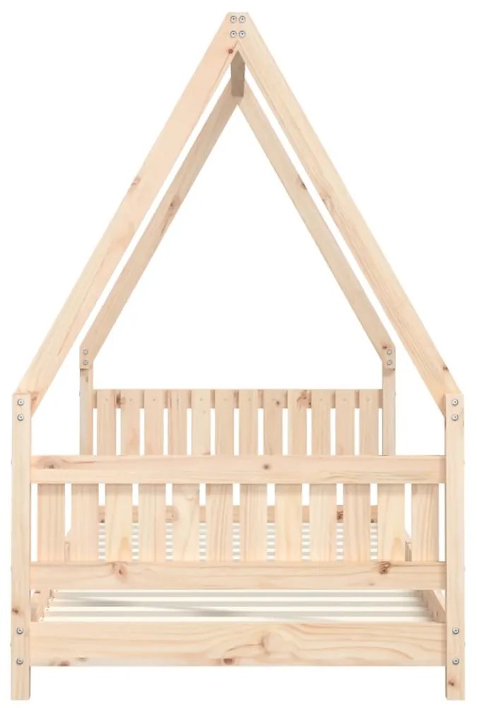 Estrutura de cama infantil 90x190 cm madeira de pinho maciça