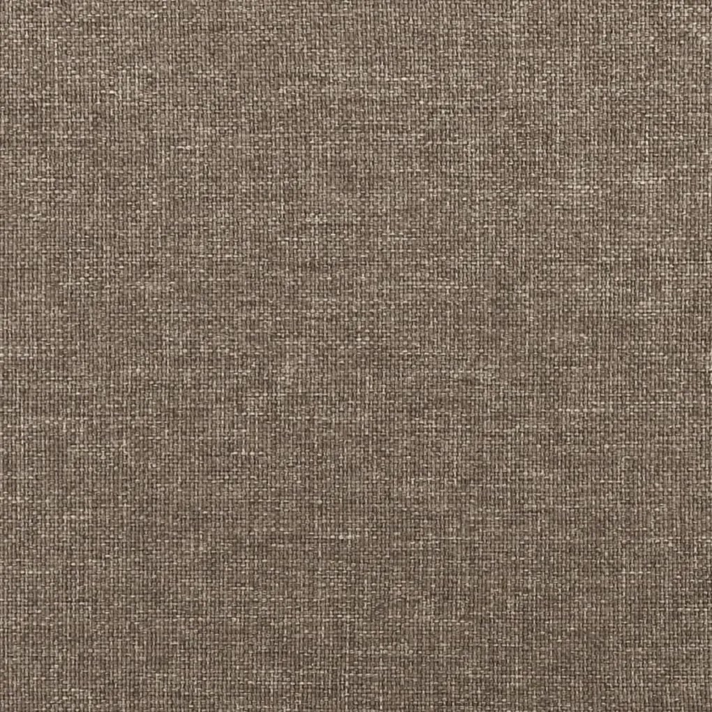 Estrutura de cama sem colchão 90x190 cm tecido cinzento