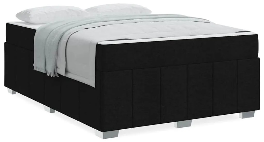 Estrutura da Cama Preto 140 x 200 cm tecido