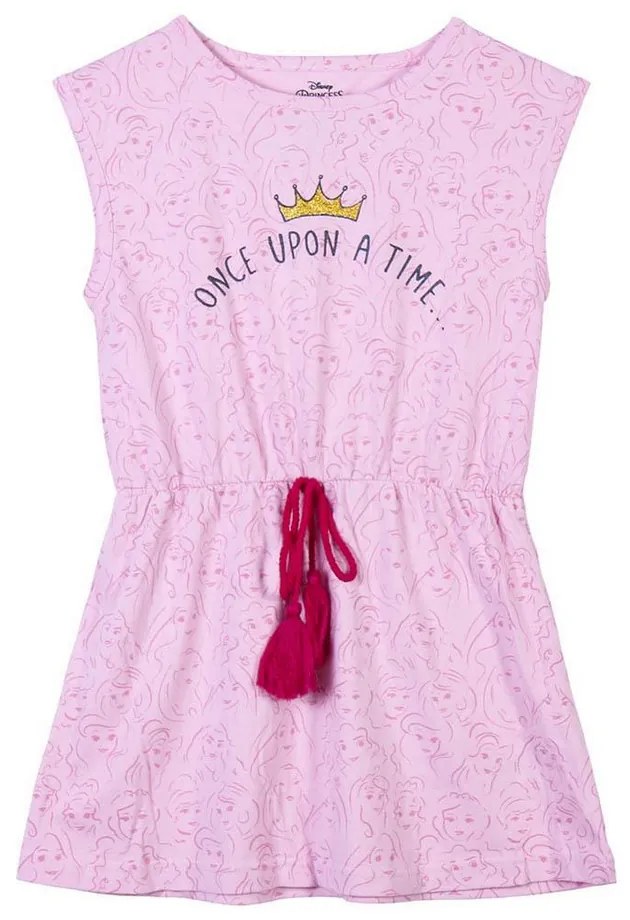 Vestido Princess Cor de Rosa 6 Anos