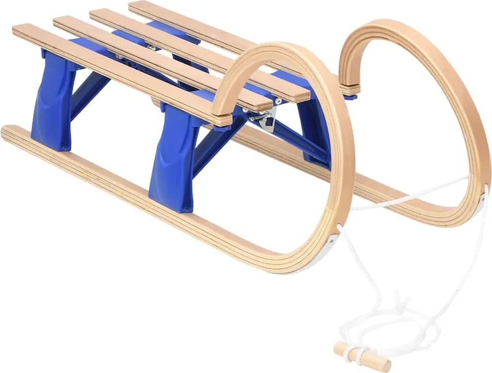 vidaXL Trenó dobrável 110 cm contraplacado